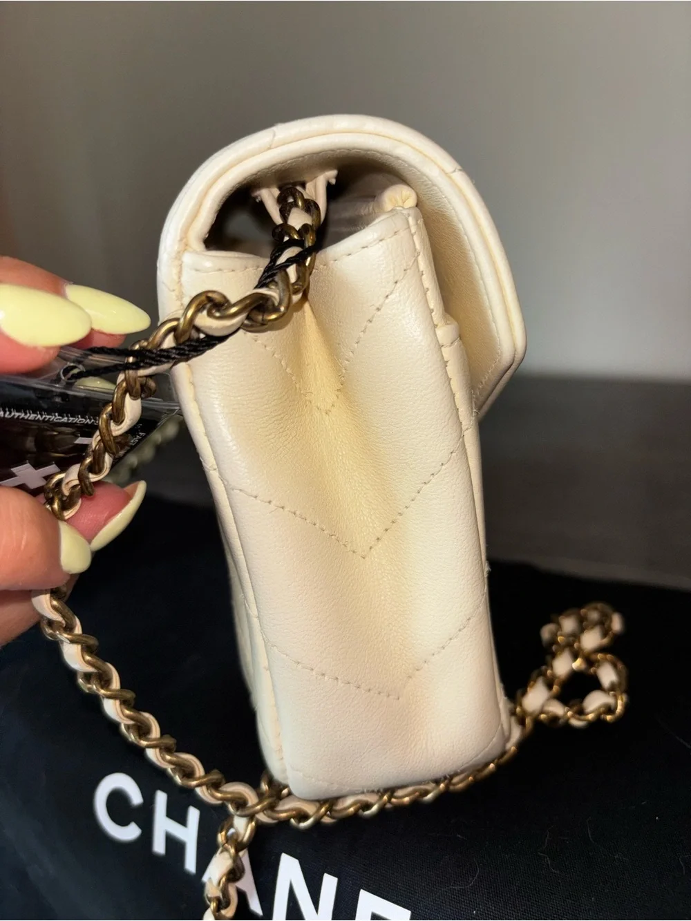 CHANEL classic chevron